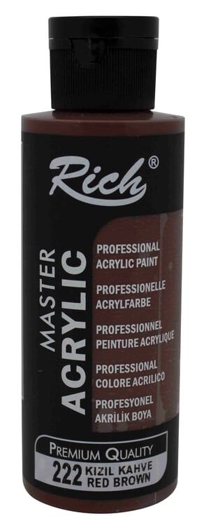 Rich Master Acrylic 120 CC Kızıl Kahve