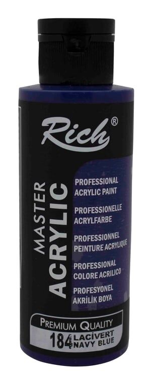 Rich Master Acrylic 120 CC Lacivert