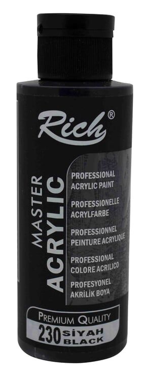 Rich Master Acrylic 120 CC Siyah