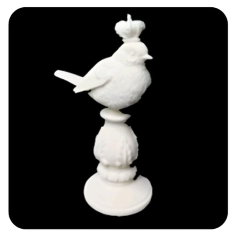 Taçlı Kuş 18 CM / 10 CM
